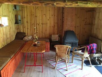 Фото номера Четырехместный номер с камином Дома для отпуска Rosma Mill Holiday House г. Пылва 13